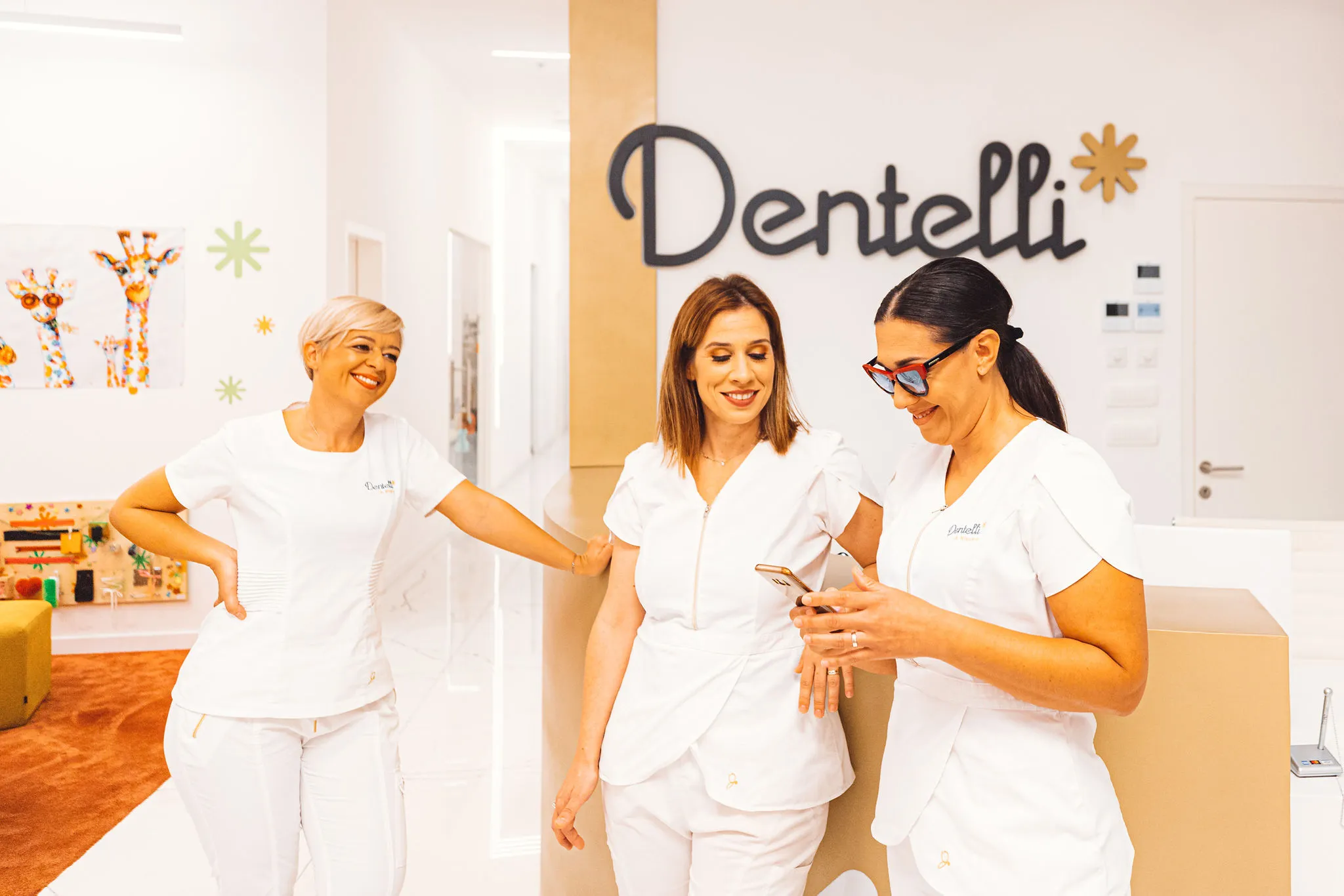 Dentelli Christmas Video — Behind the Scenes — camera crew