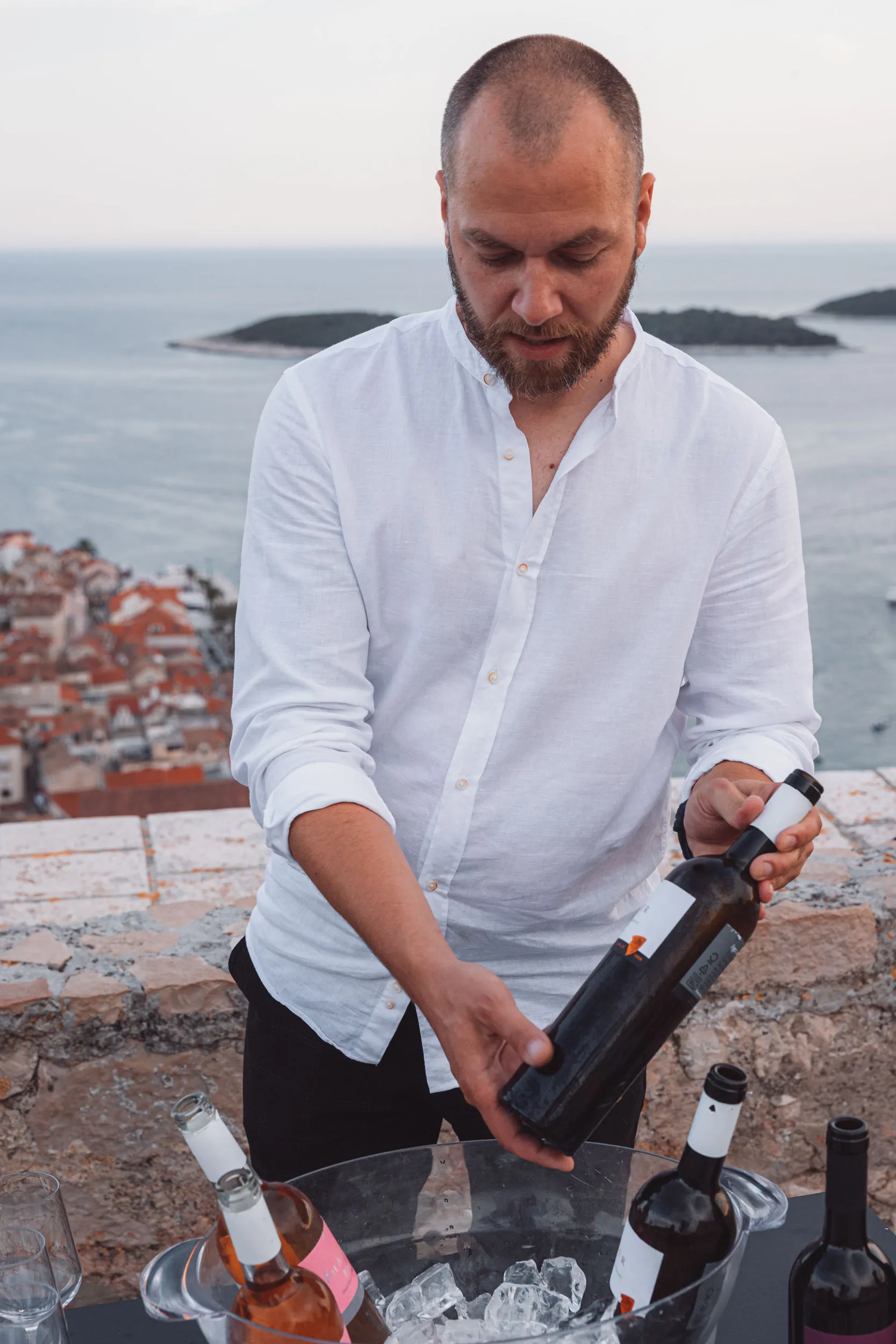 Dinner Experience — Hvar Fortress — dinner service