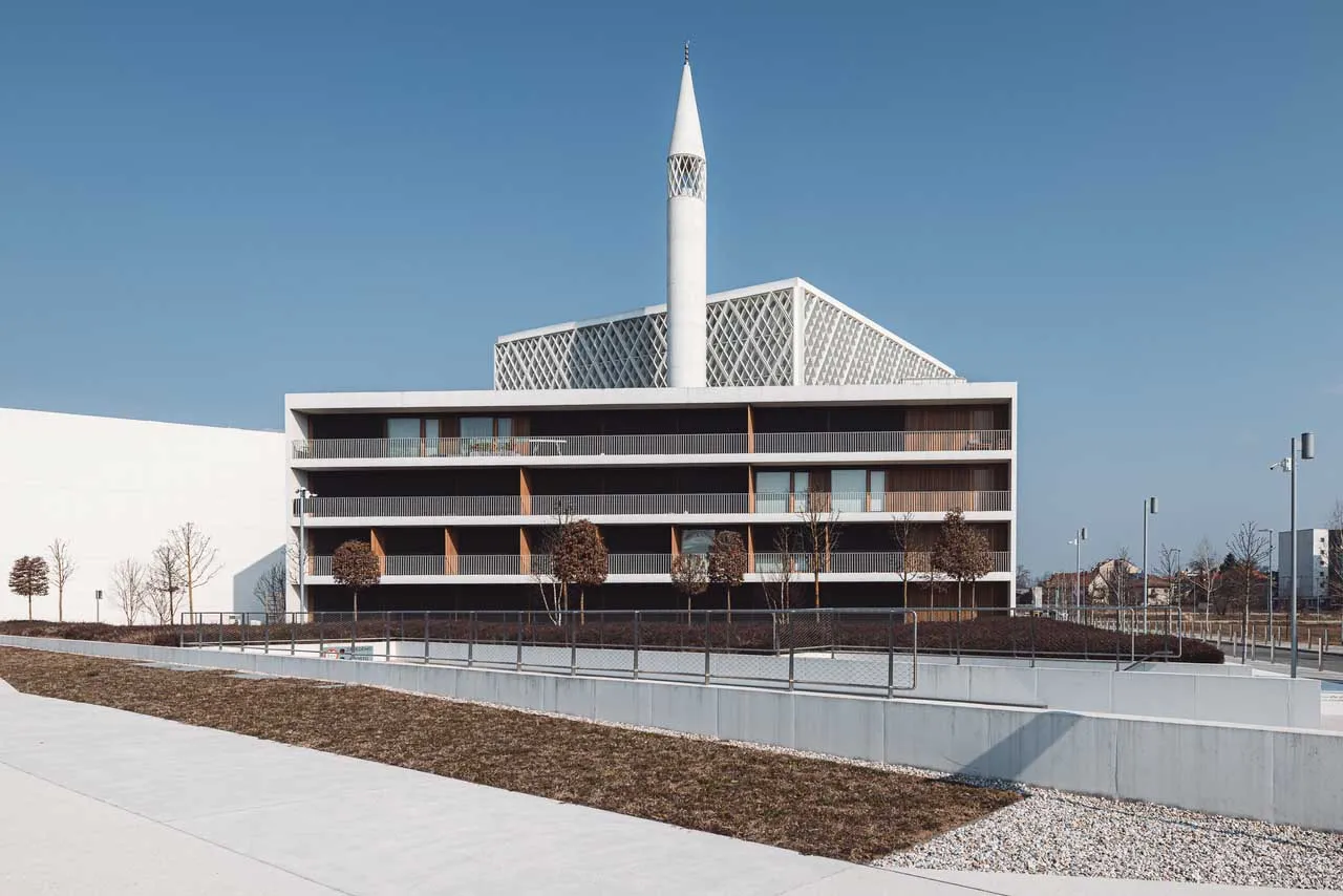 Islamic Cultural Center Ljubljana — exterior facade