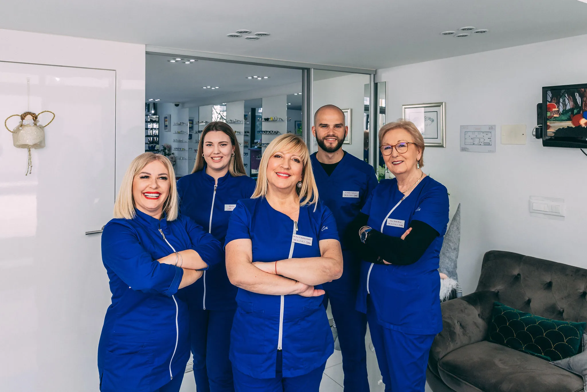 Poliklinika Optima — Ophthalmology Clinic Brand Photography — exam room