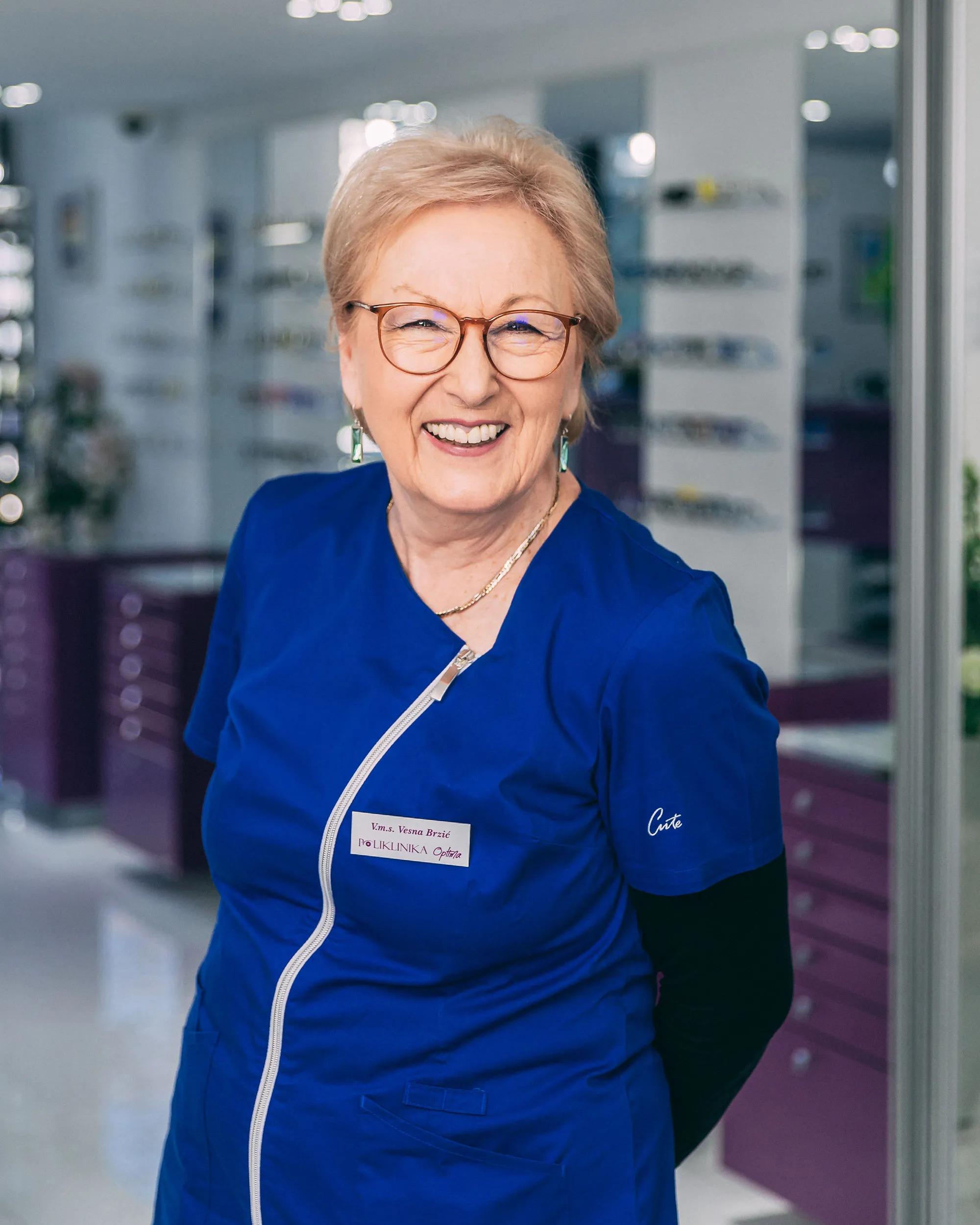 Poliklinika Optima — Ophthalmology Clinic Brand Photography — staff portrait