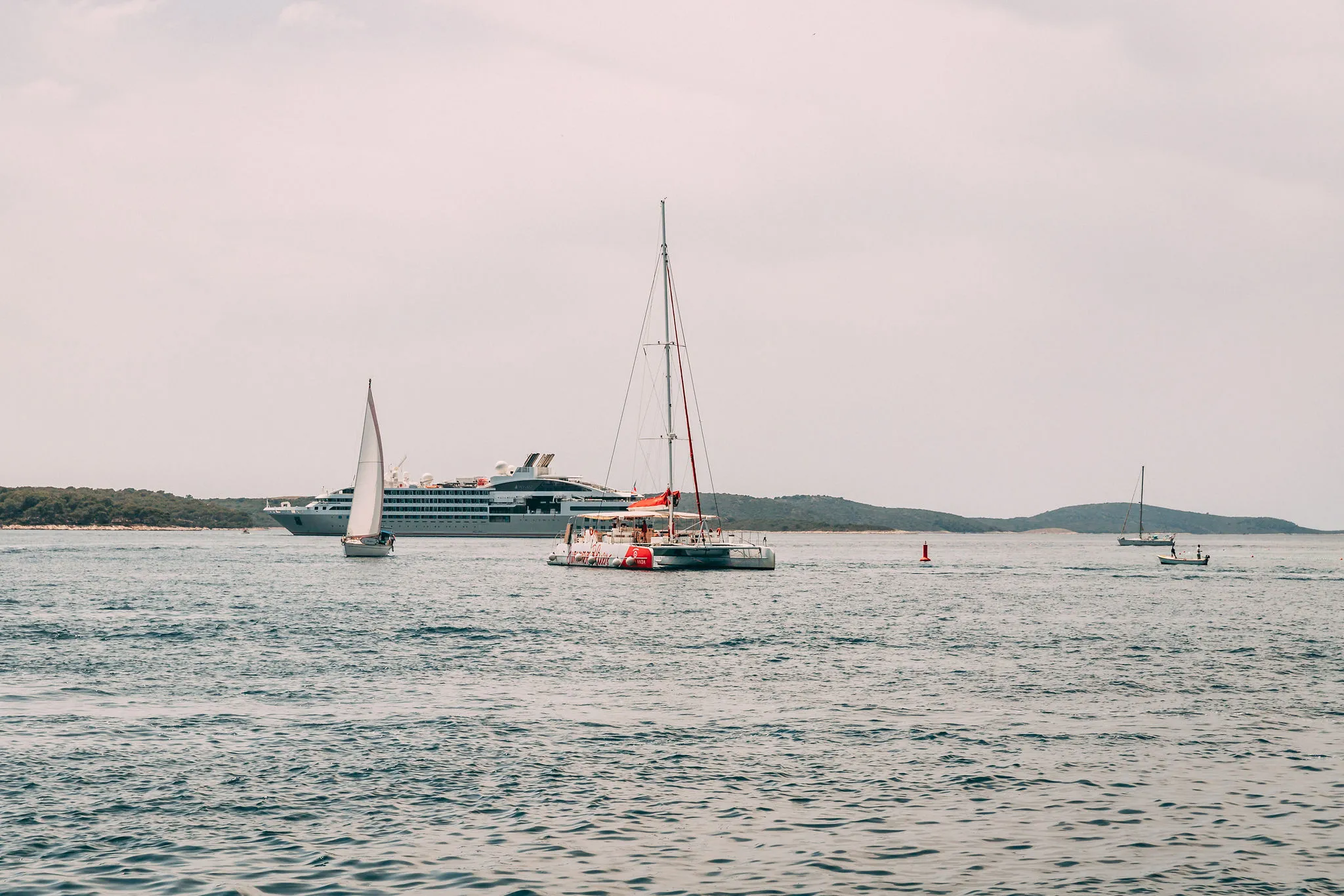 Summer Blues — Catamaran Social Media Photoshoot — deck lifestyle
