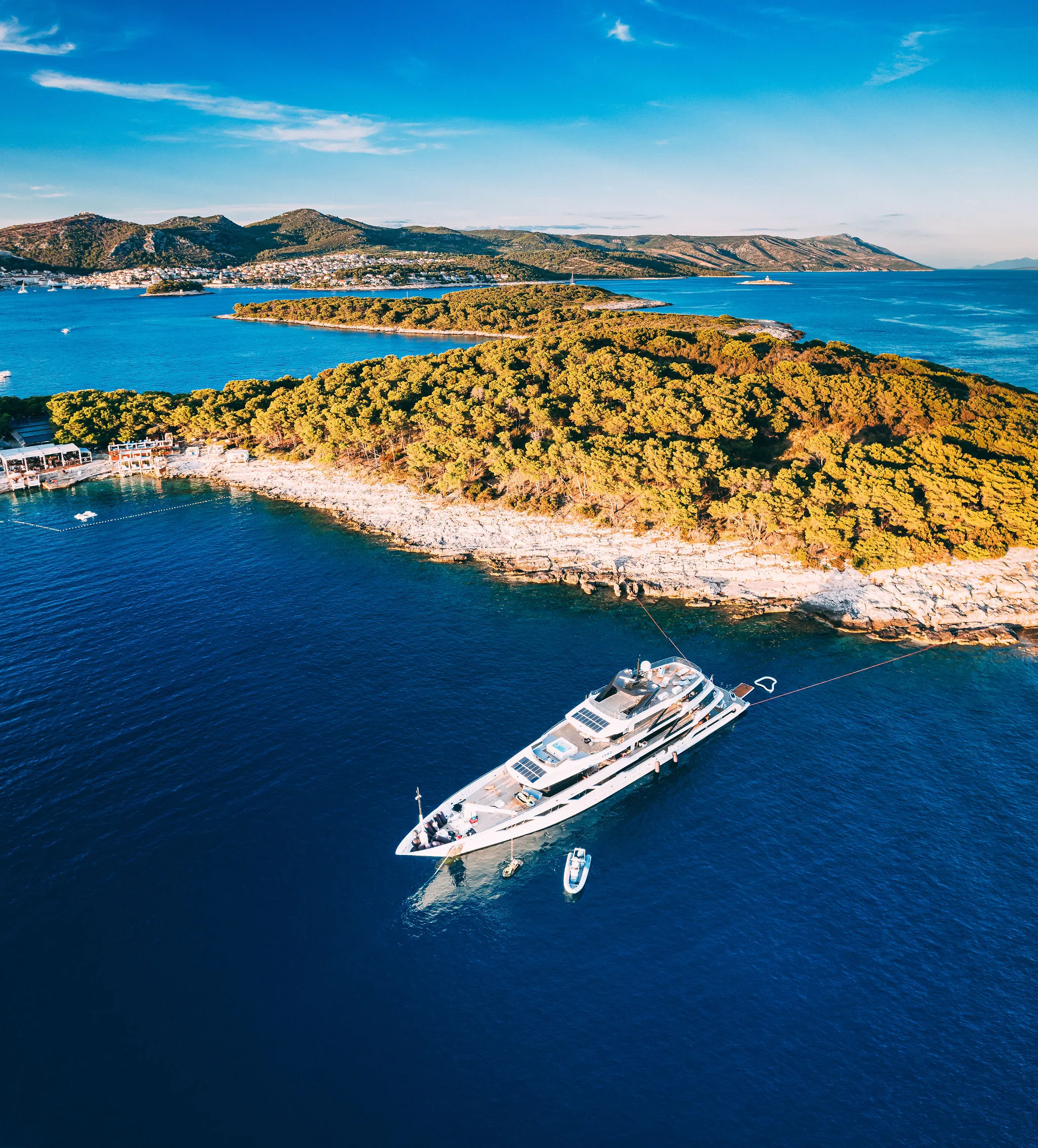 Private Yacht Party — Adriatic Night — yacht panorama