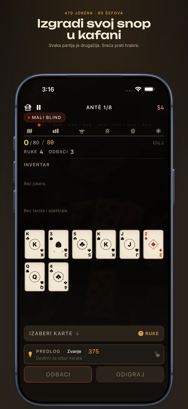 Daily Challenge screen with a seeded run