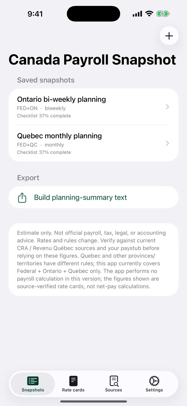 Jurisdiction-aware setup checklist for CPP, EI, QPP and QPIP