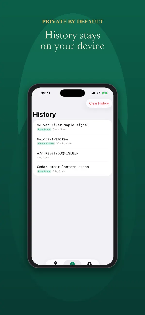 GeneratorLozinki entropy meter and clipboard options