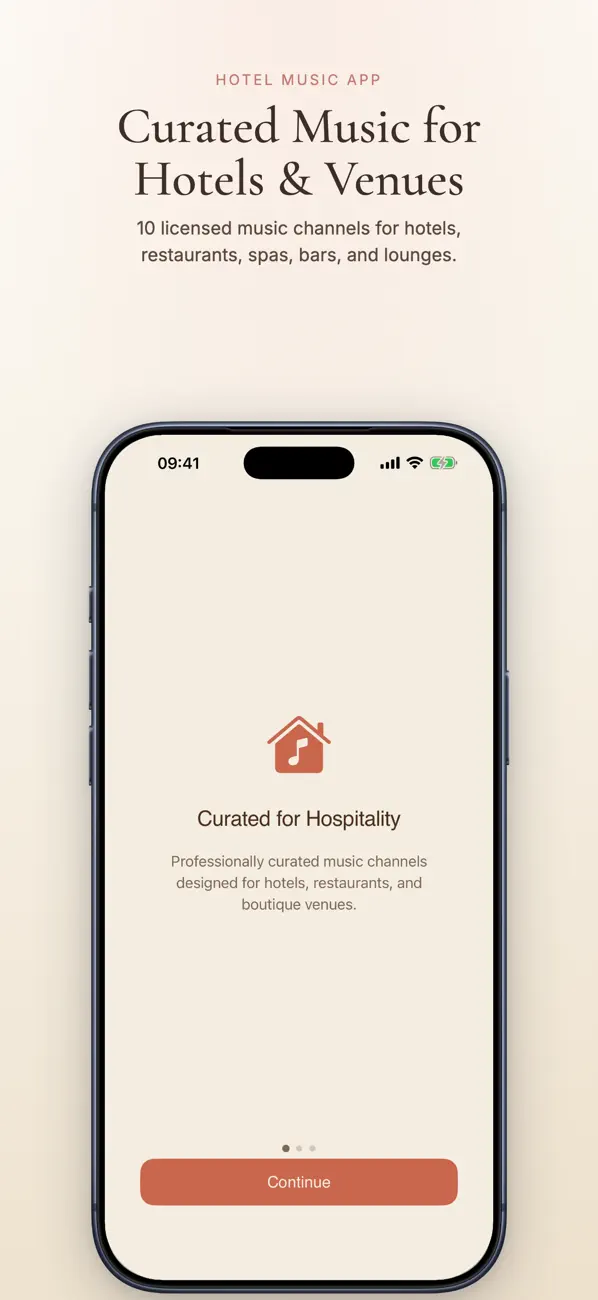 Meridian Chapters onboarding screen