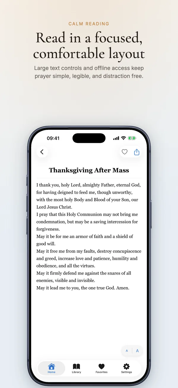 Molitva prayer journal and gentle daily reminder in Premium