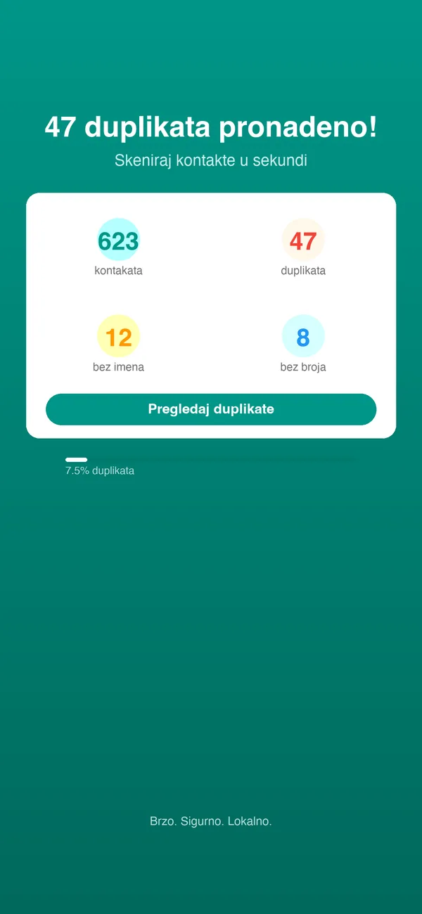 Choosing which contact to keep instead of a full merge