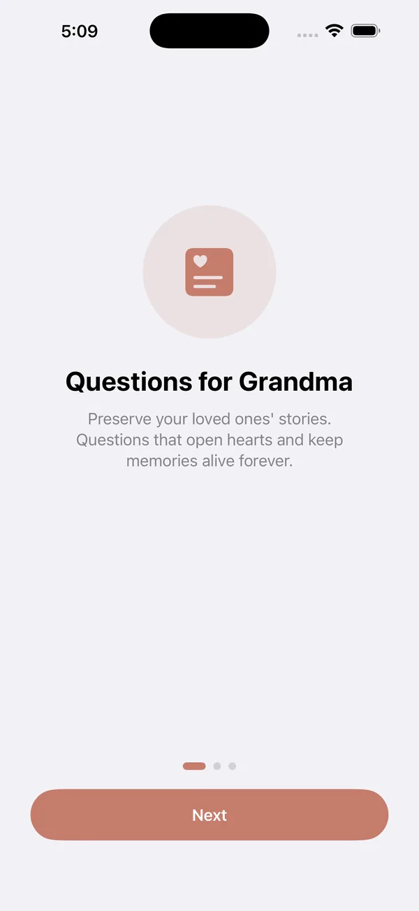 A guided question with the answer-capture text field