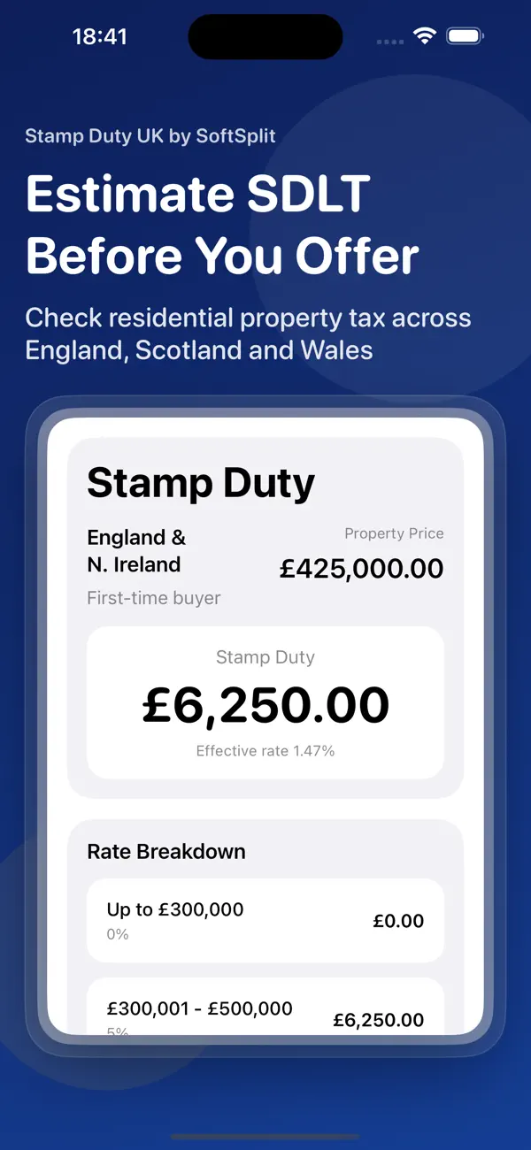 Stamp Duty UK premium unlock screen