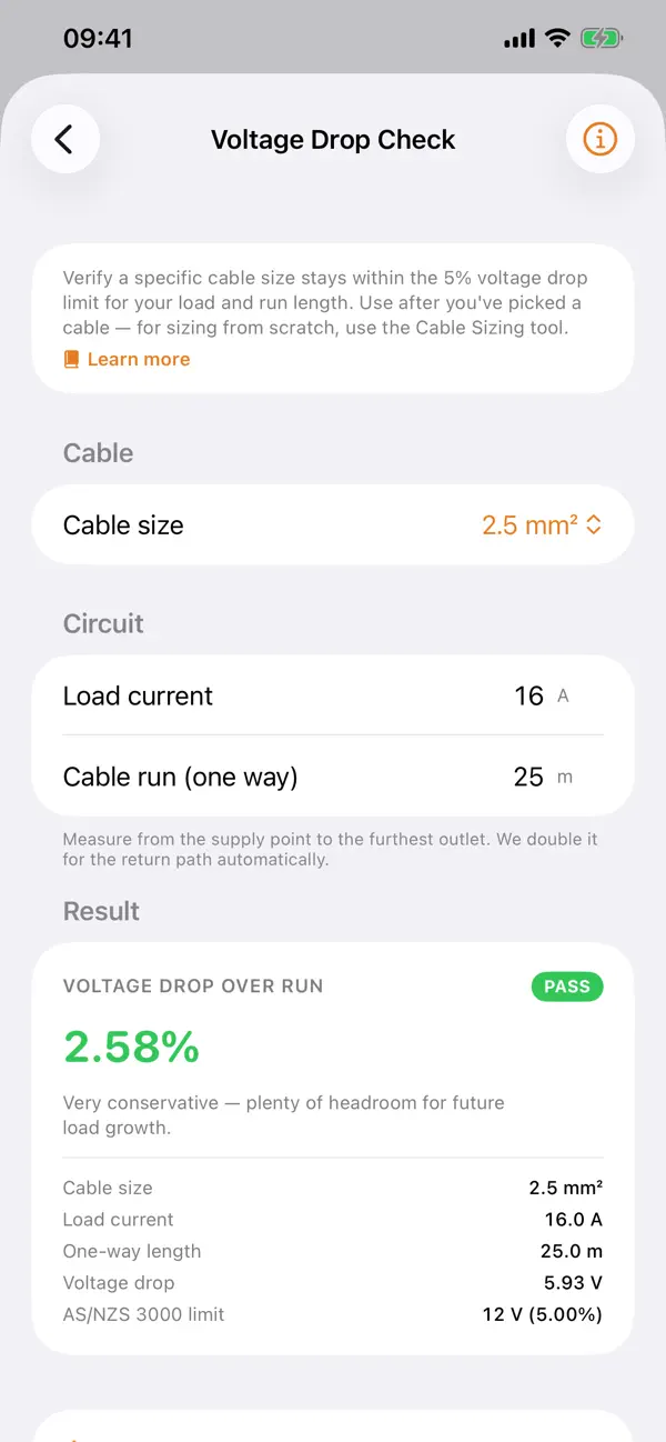 TradieAU screen for quote and invoice details