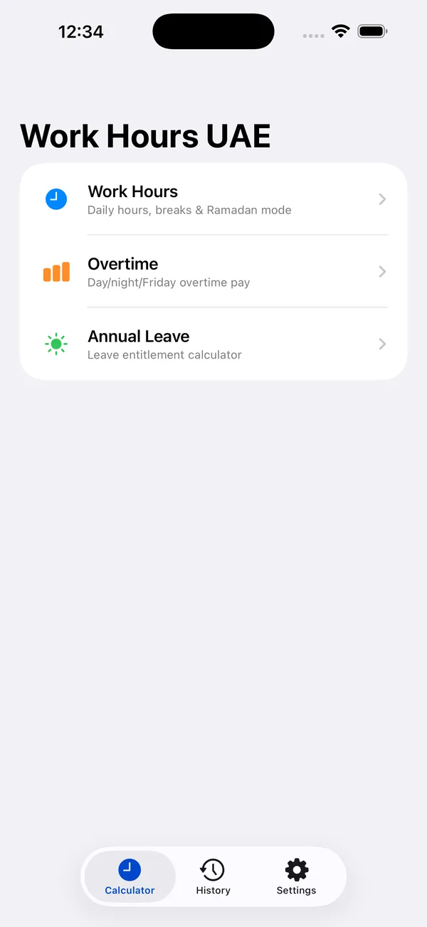 Net work hours from start time, end time, and break length