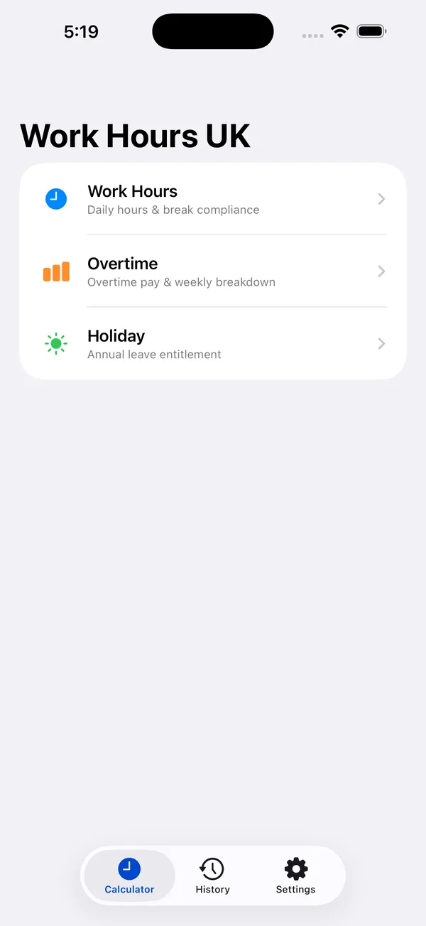 Break and daily-rest warnings flagged for a long shift